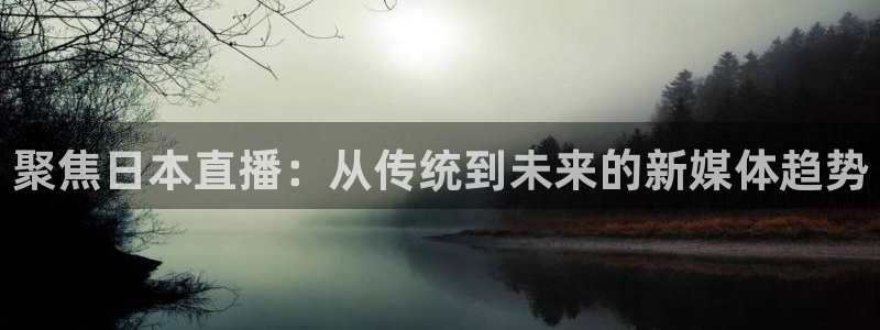 24直播足球：聚焦日本直播：从传统到未来的新媒体趋势